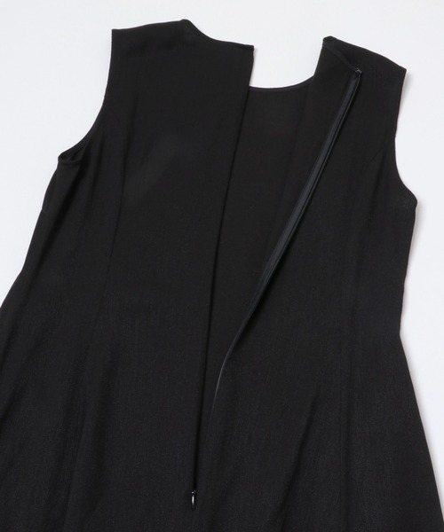 URBAN RESEARCH ROSSO WOMEN(アーバンリサーチ ロッソ)の「ベルト付フレアシルエットロングドレス(ワンピース・レディース・ブラック/チェック・36/38)」の7枚目の写真