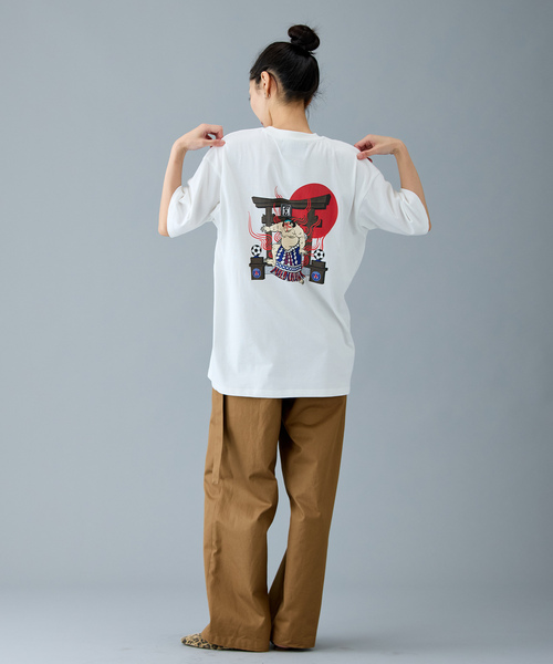 PARIS SAINT-GERMAIN(パリサンジェルマン)の「【NAO YOSHIHARA x PSG】 RIKISHI GRAPHIC TEE(Tシャツ/カットソー・メンズ・ブラック/ホワイト・X-LARGE/LARGE/MEDIUM)」の6枚目の写真