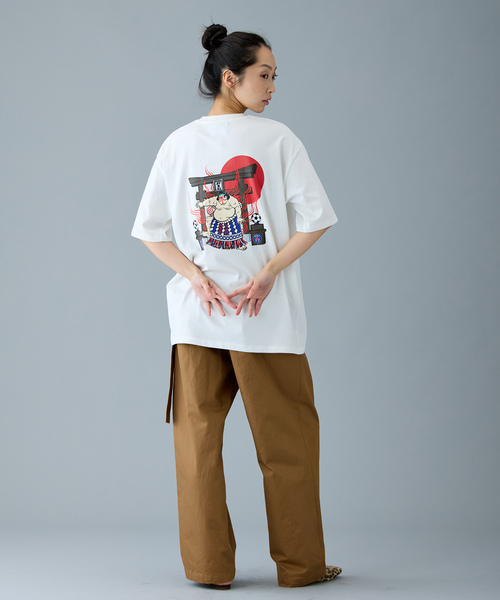 PARIS SAINT-GERMAIN(パリサンジェルマン)の「【NAO YOSHIHARA x PSG】 RIKISHI GRAPHIC TEE(Tシャツ/カットソー・メンズ・ブラック/ホワイト・X-LARGE/LARGE/MEDIUM)」の8枚目の写真