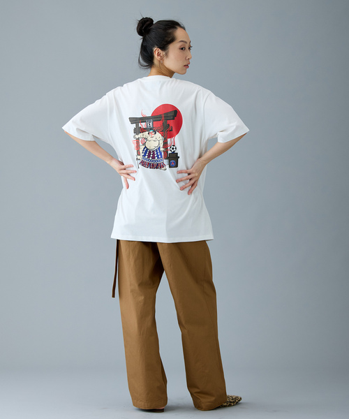 PARIS SAINT-GERMAIN(パリサンジェルマン)の「【NAO YOSHIHARA x PSG】 RIKISHI GRAPHIC TEE(Tシャツ/カットソー・メンズ・ブラック/ホワイト・X-LARGE/LARGE/MEDIUM)」の9枚目の写真