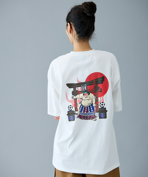 PARIS SAINT-GERMAIN(パリサンジェルマン)の「【NAO YOSHIHARA x PSG】 RIKISHI GRAPHIC TEE(Tシャツ/カットソー・メンズ・ブラック/ホワイト・X-LARGE/LARGE/MEDIUM)」の11枚目の写真
