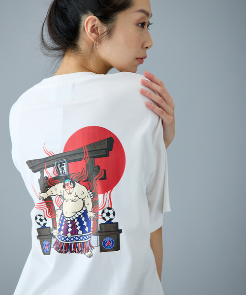 PARIS SAINT-GERMAIN(パリサンジェルマン)の「【NAO YOSHIHARA x PSG】 RIKISHI GRAPHIC TEE(Tシャツ/カットソー・メンズ・ブラック/ホワイト・X-LARGE/LARGE/MEDIUM)」の13枚目の写真