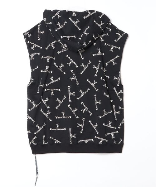 mastermind JAPAN（マスターマインド）の「BOXY MMW SLEEVELESS HOODIE（パーカー・メンズ・ブラック・XL）」の2枚目の写真