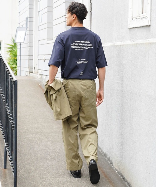BAYFLOW（ベイフロー）の「【UVカット・接触冷感・吸水速乾・軽量】FLOW AIRパンツ[セットアップ可]（その他パンツ・メンズ・ネイビー/ベージュ・LARGE/MEDIUM）」の17枚目の写真