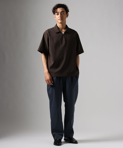 BAYFLOW（ベイフロー）の「【UVカット・接触冷感・吸水速乾・軽量】FLOW AIRパンツ[セットアップ可]（その他パンツ・メンズ・ネイビー/ベージュ・LARGE/MEDIUM）」の9枚目の写真