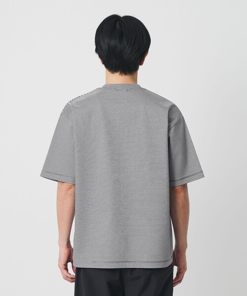 BEAUTY&YOUTH UNITED ARROWS(ビューティーアンドユースユナイテッドアローズ)の「クール デオドラント クルーネック ボーダー Tシャツ 接触冷感 抗菌防臭(Tシャツ/カットソー・メンズ・ナチュラル/ネイビー・XL/M/L/S)」の11枚目の写真