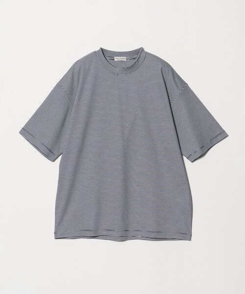 BEAUTY&YOUTH UNITED ARROWS(ビューティーアンドユースユナイテッドアローズ)の「クール デオドラント クルーネック ボーダー Tシャツ 接触冷感 抗菌防臭(Tシャツ/カットソー・メンズ・ナチュラル/ネイビー・XL/M/L/S)」の12枚目の写真