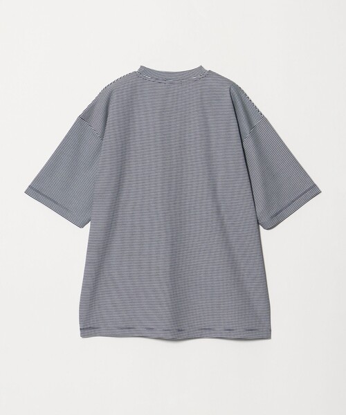 BEAUTY&YOUTH UNITED ARROWS(ビューティーアンドユースユナイテッドアローズ)の「クール デオドラント クルーネック ボーダー Tシャツ 接触冷感 抗菌防臭(Tシャツ/カットソー・メンズ・ナチュラル/ネイビー・XL/M/L/S)」の13枚目の写真