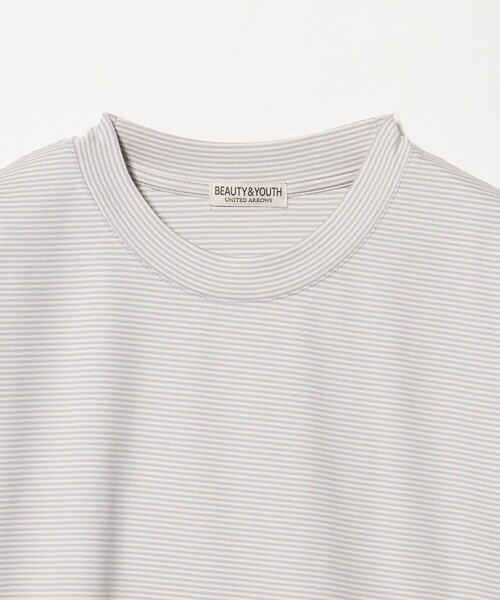 BEAUTY&YOUTH UNITED ARROWS(ビューティーアンドユースユナイテッドアローズ)の「クール デオドラント クルーネック ボーダー Tシャツ 接触冷感 抗菌防臭(Tシャツ/カットソー・メンズ・ナチュラル/ネイビー・XL/M/L/S)」の18枚目の写真