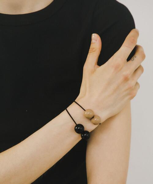 URBAN RESEARCH(アーバンリサーチ)の「decor『デコール』 SET HAIR TIE(ヘアゴム・レディース・ベージュ/キャメル・-)」の3枚目の写真
