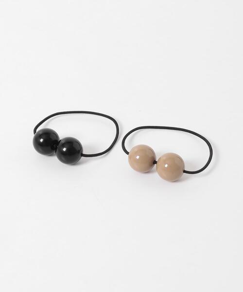 URBAN RESEARCH(アーバンリサーチ)の「decor『デコール』 SET HAIR TIE(ヘアゴム・レディース・ベージュ/キャメル・-)」の7枚目の写真
