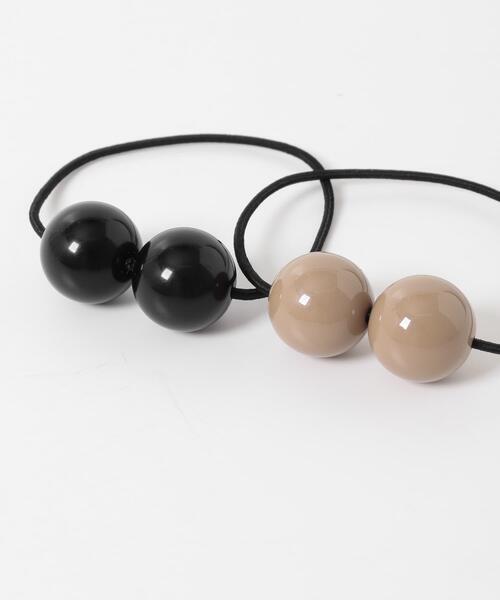 URBAN RESEARCH(アーバンリサーチ)の「decor『デコール』 SET HAIR TIE(ヘアゴム・レディース・ベージュ/キャメル・-)」の8枚目の写真