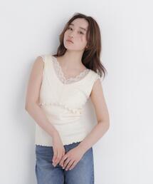 NATURAL BEAUTY BASIC | レースタンク(タンクトップ)