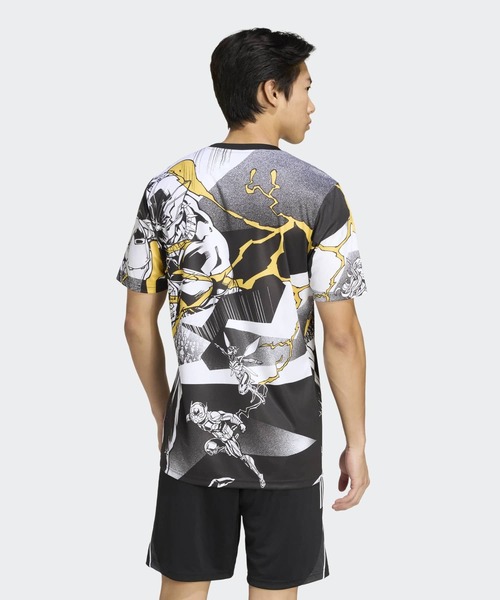 adidas(アディダス)の「アディダス レアル・マドリード アベンジャーズ 25/26 プレマッチジャージ / アディダス adidas(Tシャツ/カットソー・メンズ・ホワイト・X-LARGE/LARGE/MEDIUM/SMALL)」の2枚目の写真