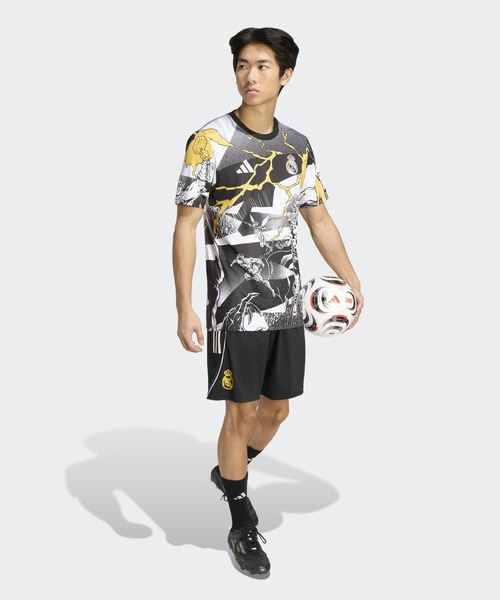 adidas(アディダス)の「アディダス レアル・マドリード アベンジャーズ 25/26 プレマッチジャージ / アディダス adidas(Tシャツ/カットソー・メンズ・ホワイト・X-LARGE/LARGE/MEDIUM/SMALL)」の5枚目の写真