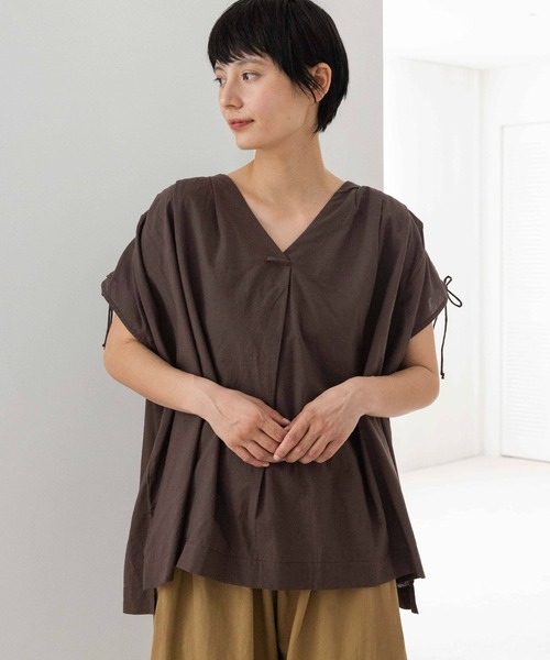 studio CLIP(スタディオクリップ)の「《natural by clip》刺繍スカーフ付きブラウス(シャツ/ブラウス・レディース・オフホワイト/ブラウン・FREE)」の21枚目の写真