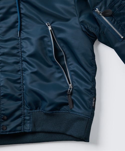 WILD THINGS(ワイルドシングス)の「N-2B ジャケット│N-2B JACKET(ダウンジャケット/コート・メンズ・グレー/ブルー系その他/ブラック・S/XL/L/M)」の13枚目の写真