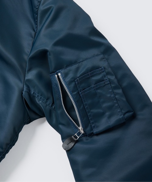 WILD THINGS(ワイルドシングス)の「N-2B ジャケット│N-2B JACKET(ダウンジャケット/コート・メンズ・グレー/ブルー系その他/ブラック・S/XL/L/M)」の14枚目の写真