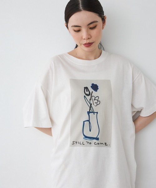 JEANASIS(ジーナシス)の「【kurry×JEANASIS】BIGプリントTEE/1043156(Tシャツ/カットソー・レディース・ピンク/ホワイト/チャコールグレー・FREE)」の16枚目の写真