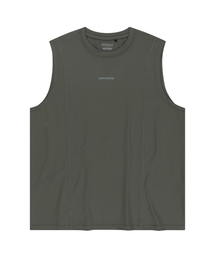OFFGRID（オフグリッド）の「クーリアアスキンスリーブレス-カーキ（Tシャツ/カットソー）」