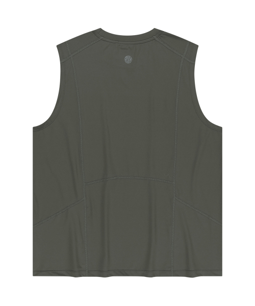 OFFGRID(オフグリッド)の「クーリアアスキンスリーブレス-カーキ(Tシャツ/カットソー・メンズ・その他・MEDIUM/LARGE/X-LARGE/SMALL)」の2枚目の写真