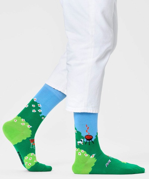 Happy Socks(ハッピーソックス)の「Garden Sock(ソックス/靴下・メンズ・マルチ・41)」の1枚目の写真