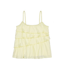 [2nd] Unbalanced Frill Cami Lemon