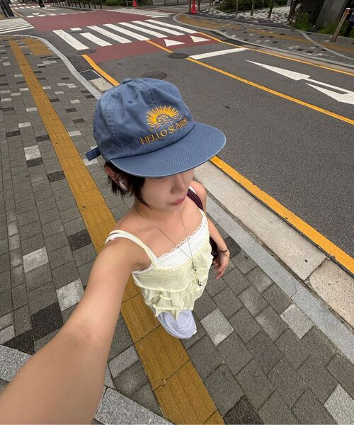EXPIRED GIRL（エクスパイアードガール）の「[2nd] Unbalanced Frill Cami Lemon（Tシャツ/カットソー・レディース・その他・FREE）」の6枚目の写真