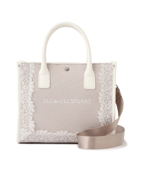 JILL by JILL STUART（ジルバイジルスチュアート）の「レースフレームトート（トートバッグ・レディース・グレー/ブラック/ホワイト・FREE）」の10枚目の写真