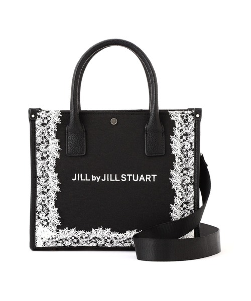 JILL by JILL STUART（ジルバイジルスチュアート）の「レースフレームトート（トートバッグ・レディース・グレー/ブラック/ホワイト・FREE）」の11枚目の写真
