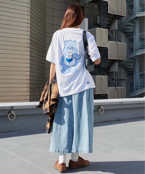 adidas(アディダス)の「adidas/アディダス CARE BEAR OS T-Shirt ケアベア OS Tシャツ バックプリント プリントTシャツ 半袖 クルーネック くま クマ ベアー メンズ レディース 秋 秋服 2026年秋冬 冬服(Tシャツ/カットソー・メンズ・ブラック/ホワイト・S/M/L/XL)」の19枚目の写真