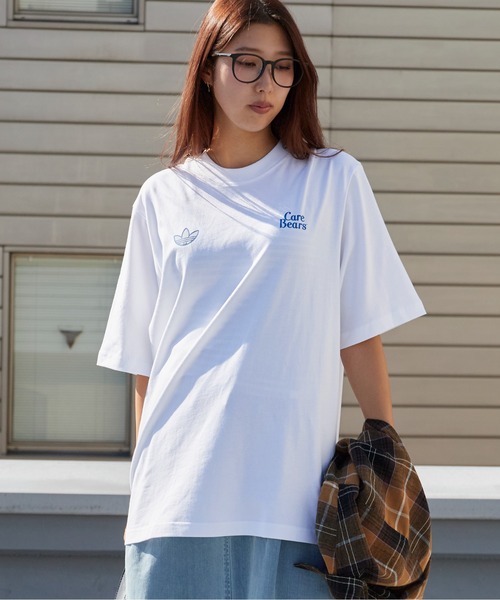 adidas(アディダス)の「adidas/アディダス CARE BEAR OS T-Shirt ケアベア OS Tシャツ バックプリント プリントTシャツ 半袖 クルーネック くま クマ ベアー メンズ レディース 秋 秋服 2026年秋冬 冬服(Tシャツ/カットソー・メンズ・ブラック/ホワイト・S/M/L/XL)」の11枚目の写真