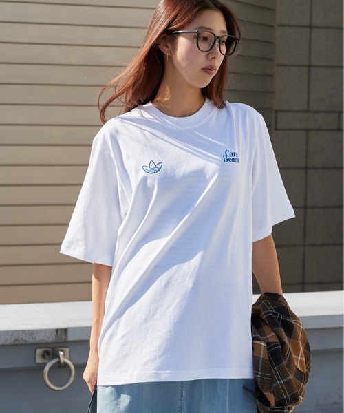 adidas(アディダス)の「adidas/アディダス CARE BEAR OS T-Shirt ケアベア OS Tシャツ バックプリント プリントTシャツ 半袖 クルーネック くま クマ ベアー メンズ レディース 秋 秋服 2026年秋冬 冬服(Tシャツ/カットソー・メンズ・ブラック/ホワイト・S/M/L/XL)」の10枚目の写真