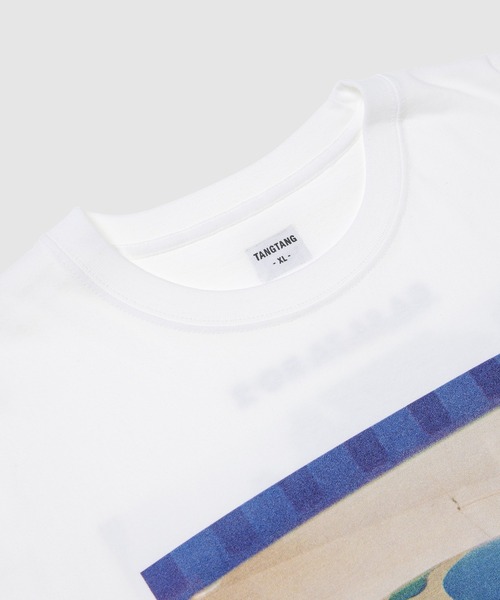 TANGTANG(タンタン)の「GASATARO2/KAZEARIRIS(Tシャツ/カットソー・メンズ・ホワイト・M/L/XL)」の3枚目の写真
