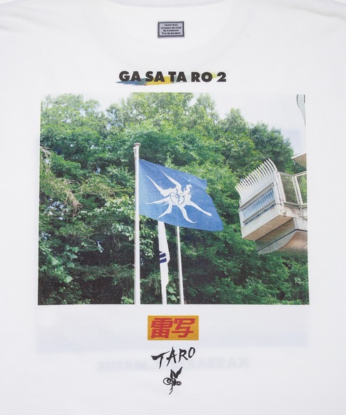 TANGTANG(タンタン)の「GASATARO2/KAZEARIRIS(Tシャツ/カットソー・メンズ・ホワイト・M/L/XL)」の5枚目の写真