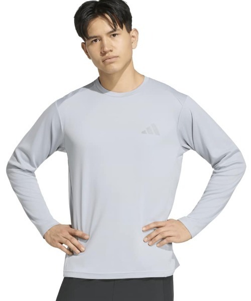 adidas（アディダス）の「アディダス adidas M カラット L/S Tシャツ（Tシャツ/カットソー・メンズ・ブルーグレー/ブラック/ライトグレー・LL/3L/S/M/L）」の3枚目の写真