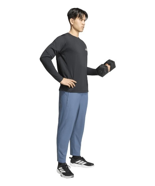 adidas（アディダス）の「アディダス adidas M カラット L/S Tシャツ（Tシャツ/カットソー・メンズ・ブルーグレー/ブラック/ライトグレー・LL/3L/S/M/L）」の8枚目の写真