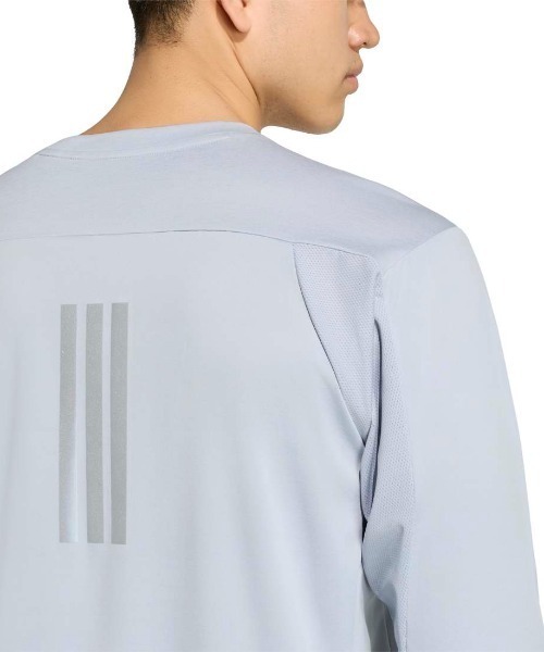 adidas（アディダス）の「アディダス adidas M カラット L/S Tシャツ（Tシャツ/カットソー・メンズ・ブルーグレー/ブラック/ライトグレー・LL/3L/S/M/L）」の13枚目の写真