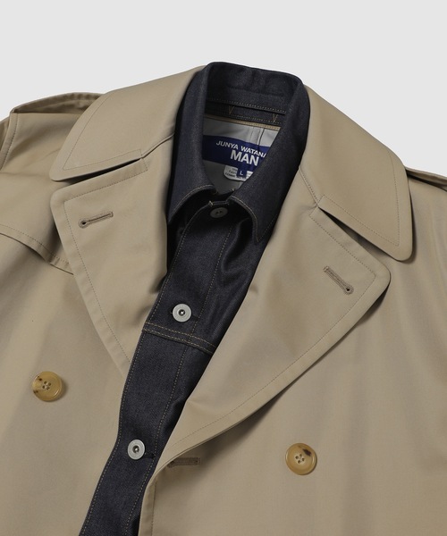 COTTON DENIM DOCKING COAT（トレンチコート）｜JUNYA WATANABE MAN