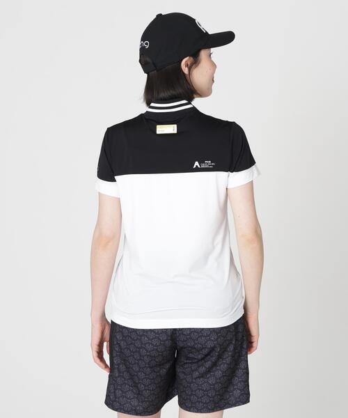 PING（ピン）の「【PING APPAREL】ナイロンサッカー半袖ハイネックシャツ ＜GOLD＞ (LADIES)（Tシャツ/カットソー・レディース・グレー/ブラック/ホワイト・M/LL/S/L）」の14枚目の写真