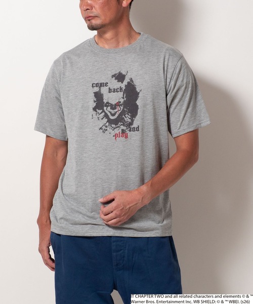BAYBLO(ベイブロ)の「(SA) 【IT/イット】 ペニーワイズ 半袖 Tシャツ(Tシャツ/カットソー・メンズ・グレー系1/グレー系2/ブラック系2/ブラック系1・M/L)」の10枚目の写真