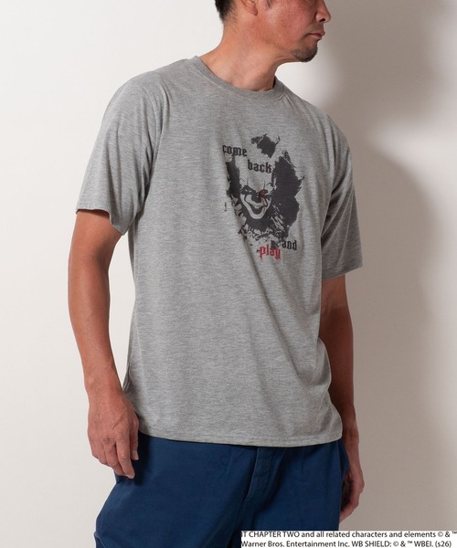 BAYBLO(ベイブロ)の「(SA) 【IT/イット】 ペニーワイズ 半袖 Tシャツ(Tシャツ/カットソー・メンズ・グレー系1/グレー系2/ブラック系2/ブラック系1・M/L)」の12枚目の写真
