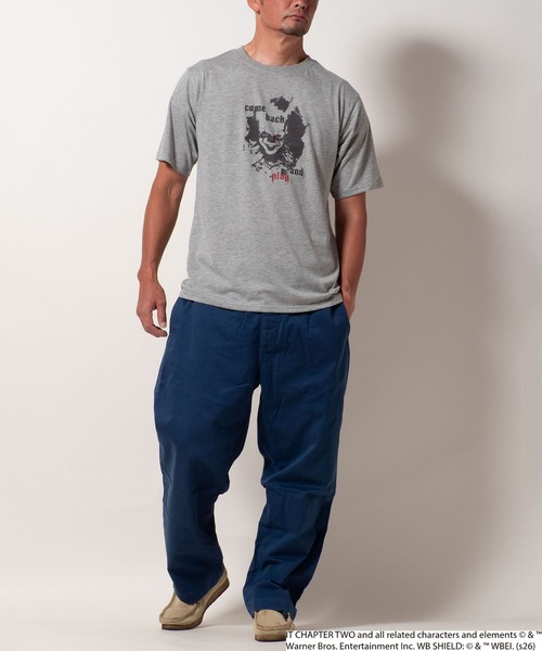 BAYBLO(ベイブロ)の「(SA) 【IT/イット】 ペニーワイズ 半袖 Tシャツ(Tシャツ/カットソー・メンズ・グレー系1/グレー系2/ブラック系2/ブラック系1・M/L)」の13枚目の写真
