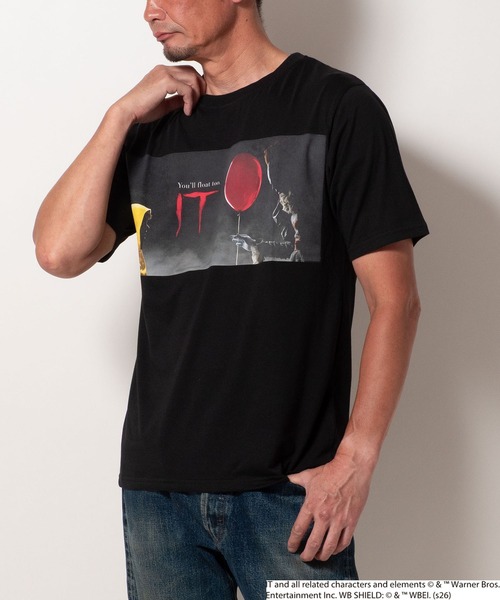 BAYBLO(ベイブロ)の「(SA) 【IT/イット】 ペニーワイズ 半袖 Tシャツ(Tシャツ/カットソー・メンズ・グレー系1/グレー系2/ブラック系2/ブラック系1・M/L)」の16枚目の写真