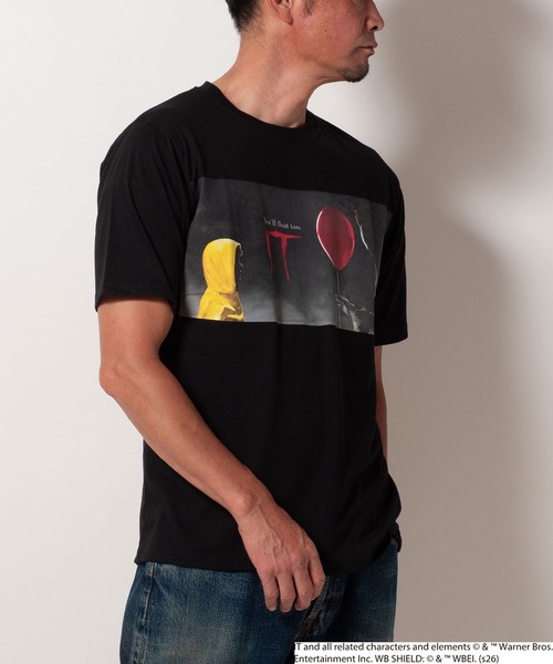 BAYBLO(ベイブロ)の「(SA) 【IT/イット】 ペニーワイズ 半袖 Tシャツ(Tシャツ/カットソー・メンズ・グレー系1/グレー系2/ブラック系2/ブラック系1・M/L)」の17枚目の写真