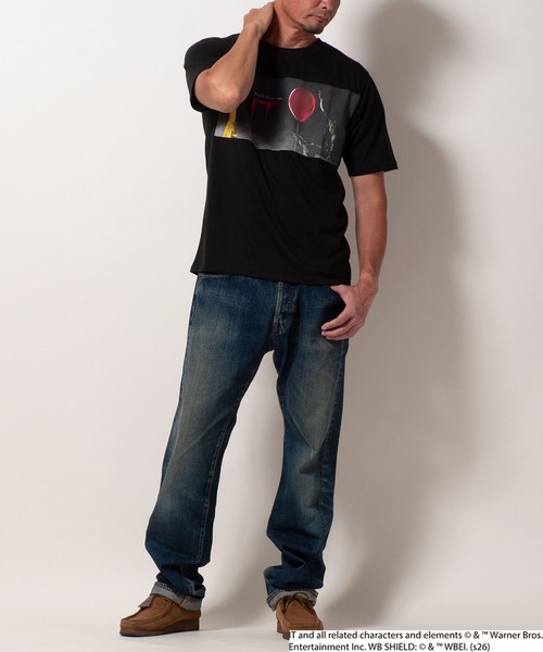 BAYBLO(ベイブロ)の「(SA) 【IT/イット】 ペニーワイズ 半袖 Tシャツ(Tシャツ/カットソー・メンズ・グレー系1/グレー系2/ブラック系2/ブラック系1・M/L)」の18枚目の写真