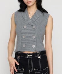 DOUBLE BUTTON KNIT ベスト