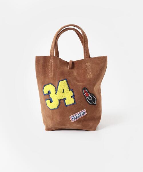URBAN RESEARCH(アーバンリサーチ)の「ワッペンミニトートバッグ(トートバッグ・レディース・ブラウン/ブラック・-)」の17枚目の写真