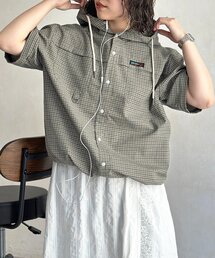 CPCM（シーピーシーエム）の「【袖着脱可能◎】デタッチャブルフードシャツ（シャツ/ブラウス）」