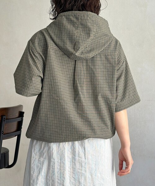 CPCM(シーピーシーエム)の「【袖着脱可能◎】デタッチャブルフードシャツ(シャツ/ブラウス・メンズ・ブルー/アイボリー/グリーン・MEDIUM/LARGE)」の15枚目の写真